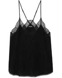 Zadig & Voltaire - Christy Camisole 100% Silk - Lyst