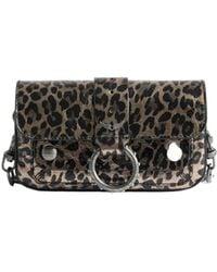 Zadig & Voltaire - Kate Wallet Metal Leopard Bag - Lyst