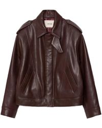 Zadig & Voltaire - Kimo Leather Jacket - Lyst