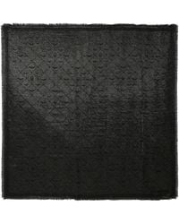 Zadig & Voltaire - Patterned Jacquard Rectangular Signature Scarf - Lyst