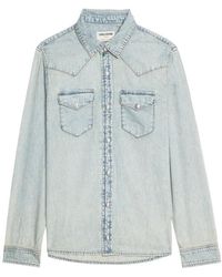 Zadig & Voltaire - Hemd Saby Denim - Lyst