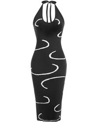 Eyelet Race Halterneck Dress mistreass www.lram-fgr.ma