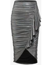 Fashion sport jupe couverture enveloppée nouée à volants online shop taille unique Zaful en coloris Noir Femme Vêtements Jupes Jupes mi-longues 