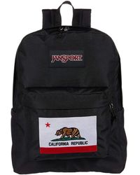 jansport black label superbreak sunflower backpack