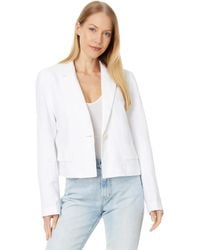 Madewell - Cropped Blazer In 100% Linen - Lyst