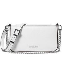 MICHAEL Michael Kors - Bryant Small Convertible Crossbody Pouchette Cross Body Handbags, Chain/Leather/Polyester - Lyst