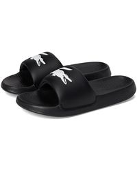 Lacoste - Serve Slide 1.0 Wedge Shoes/ Croc 10 D - Lyst