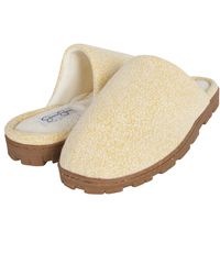 Jessica Simpson Women's Soft Knit Memory Foam Clog Slippers with Indoor/Outdoor Sole 