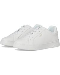 COACH - High Line Leather Sneaker Shoes, Lace/Leather/Textile - Lyst