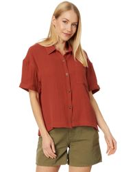Pendleton - Short Sleeve Button Front Shirt - Lyst