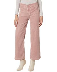 AG Jeans - Kassie High-rise Wide Leg Crop In Hi-white Rosy Blush - Lyst
