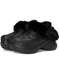 Crocs™ - Bae Lined Clogs Clog Shoes, Synthetic - Lyst