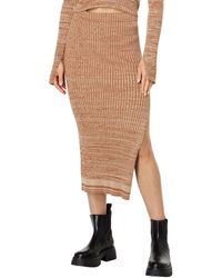 Monrow - Cosmo Rib Sweater Midi Skirt - Lyst