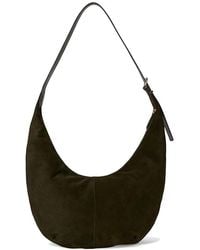Madewell - Suede Essentials Curve Shoulder Bag Shoulder Handbags, Leather - Lyst