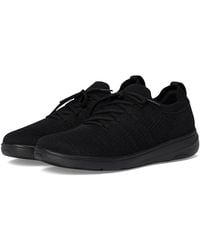 Fitflop - Super-q Knit Slip-on Laced Sneakers - Lyst