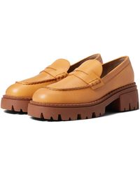Orange Loafers and moccasins for Women | Lyst