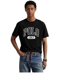 Polo Ralph Lauren - Classic Fit Jersey Graphic T-Shirt Clothing, Cotton - Lyst