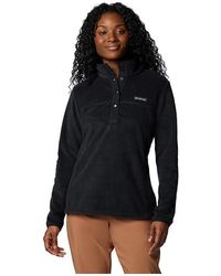 Columbia - Benton Springs 1/2 Snap Pull Over Ii Coat, Fleece/Nylon - Lyst