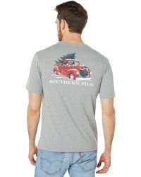 Southern Tide St Authentic Badge Tee in Blue for Men | Lyst