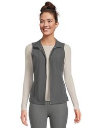 Beyond Yoga - Venice Zip-Front Vest Jacket, Elastane/Polyester - Lyst