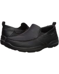 Skechers Harper Meldon Chukka Boot in Black Leather (Black) for Men - Save  47% | Lyst