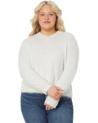 Madewell - Plus Brushed Ralph V-neck Pullover - Lyst