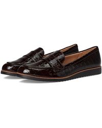 LifeStride - Zee Loafer/Moc Shoes Flat Shoes 8 W (C) Faux Leather - Lyst