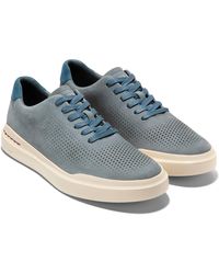 Cole Haan - Grandpro Rally Laser Cut Leather Trainers - Lyst