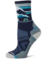 Smartwool - Hike Light Cushion Mountain Moon Crew Socks Crew Cut Socks Shoes Md Shoe 7-9.5) Merino/Mesh/Nylon - Lyst