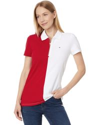 Tommy Hilfiger - Color Block Zip Polo - Lyst