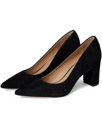 Ralph Lauren - Lanette Suede Block-Heel Pumps High Heels 7 B - Lyst