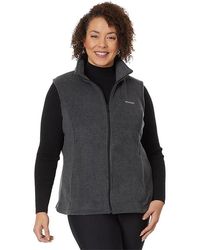 Columbia - Plus Size Benton Springstm Vest Jacket, Fleece/Polyester - Lyst