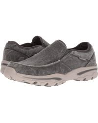 Skechers - Relaxed Fit-creston-moseco Moccasin, Charcoal, 13 M Us - Lyst