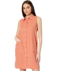 Eileen Fisher - Organic Linen Shirt Dress - Lyst