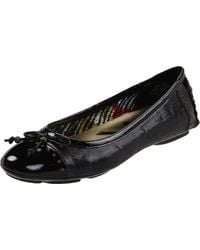 anne klein sport women's able fabric ballet flat