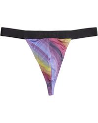 2xist - 2(x)ist Sliq Classic Thong (sunset Stripe) Underwear - Lyst