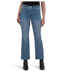 Kut From The Kloth - Kelsey High Rise Fab Ab Ankle Flare Regular Hem Jeans 00, Cotton/Denim/Polyester - Lyst