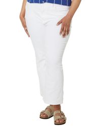 Madewell - Plus Curvy Kick Out Crop Jeans In Pure White - Lyst