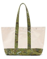 AllSaints - Jett Beach Tote Messenger Bags, Canvas/Cotton/Leather - Lyst