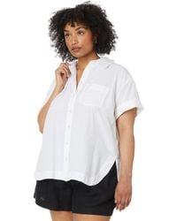 Madewell - Plus Resort Long-sleeve Shirt In Stripe Seersucker - Lyst