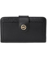 Michael Kors - Mk Charm Medium Tab Pocket Bifold - Lyst