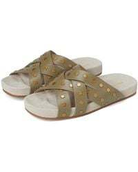 Michael Kors - Irene Flat Sandal Sandals, Leather - Lyst