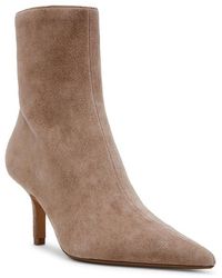 Steve Madden Alston ( Leather) Boots in Red | Lyst