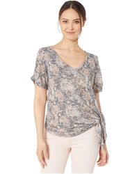 Bobeau Bethie Tunic with Beaded Detail Ivory