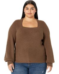 Madewell - Plus Kevin Square Neck Rib Pullover - Lyst