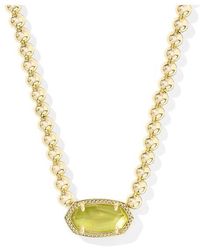 Kendra Scott - Elisa Beaded Necklace Necklace, Brass/14K - Lyst