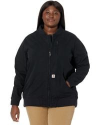 Carhartt - Plus Size Rugged Flex Relaxed Fit Canvas Jacket - Lyst