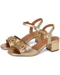 Johnston & Murphy - Edith Bit Sandals Wedge Shoes, Leather - Lyst