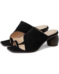 Pelle Moda - Lahni Slide Sandal Wedge Shoes, Leather - Lyst