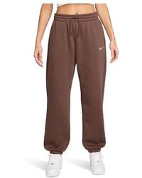Nike - Sportswear Phoenix Fleece High-Waisted Oversized Sweatpants Clothing Fauna/Sail Md (8-10) Cotton/Polyester - Lyst